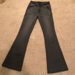 Flare gray jeans